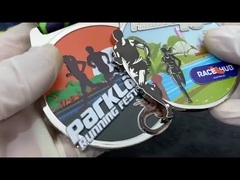 Fabricação de metal de liga de zinco Medalha de desporto Taekwondo Karate Judo Correndo Futebol 2D 3D